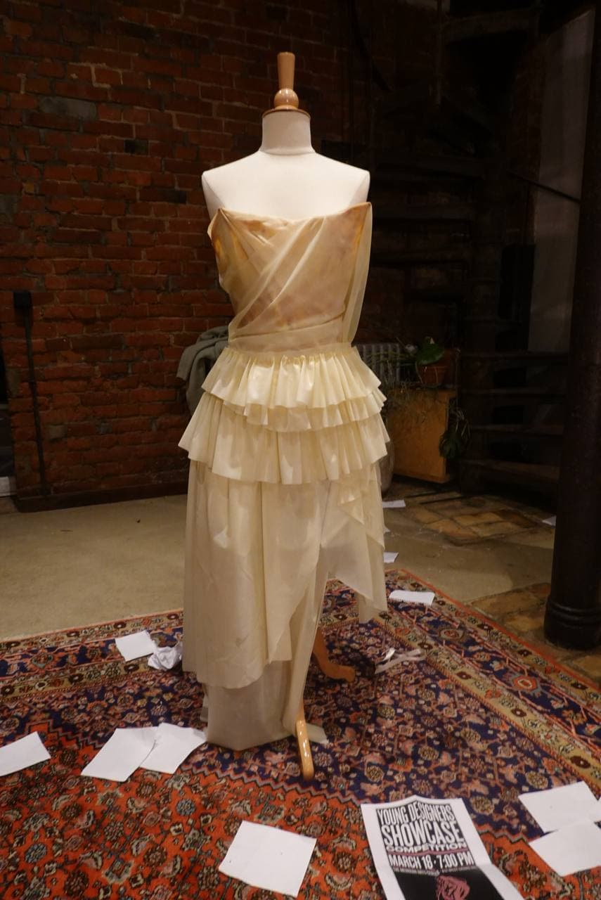 Gold gown full length